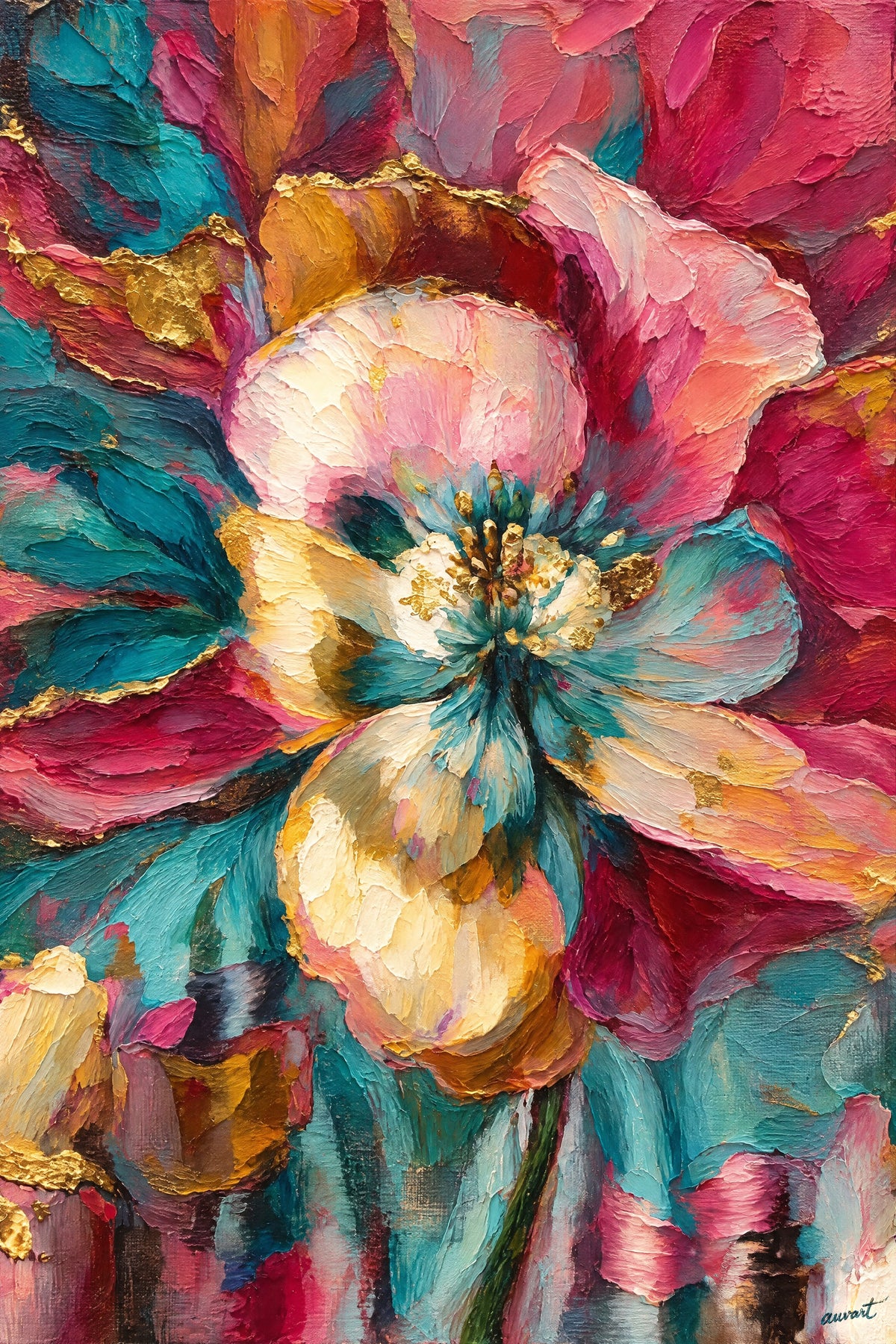 Auvart hidden memory oil painting