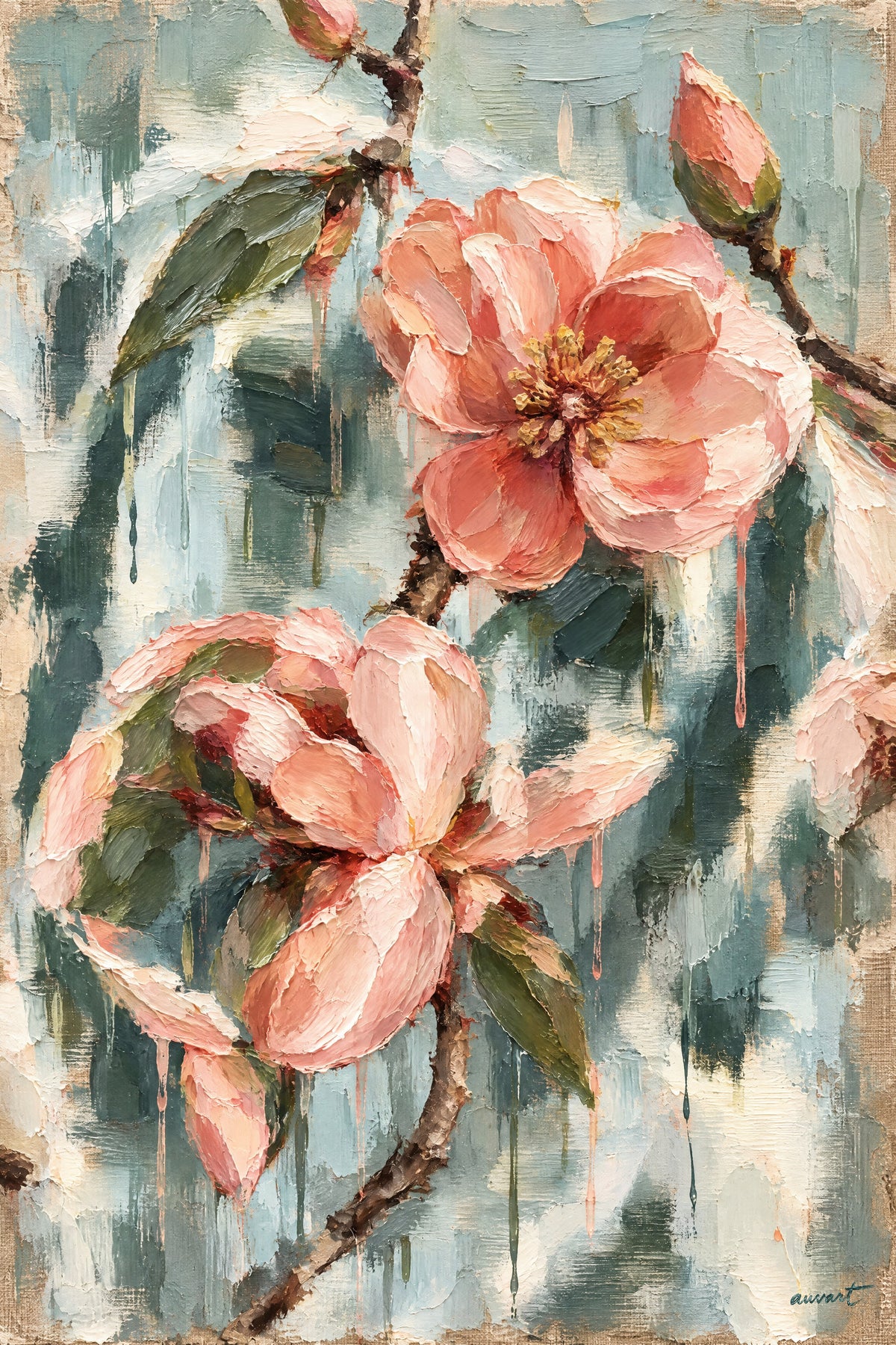 Auvart hidden memory oil painting