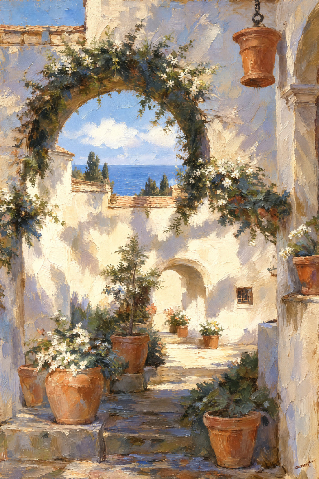 Auvart hidden memory oil painting